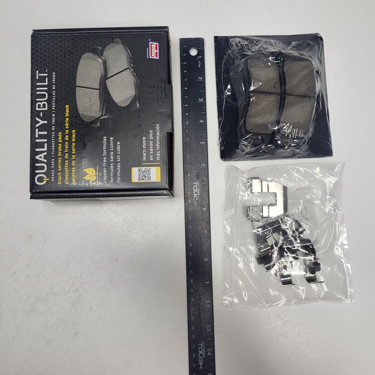 QUALITY-BUILT Ceramic Disc Brake Pad Set Black Rear 1003-0814C