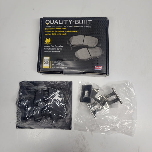 QUALITY-BUILT Ceramic Disc Brake Pad Set Black Rear 1003-1086C