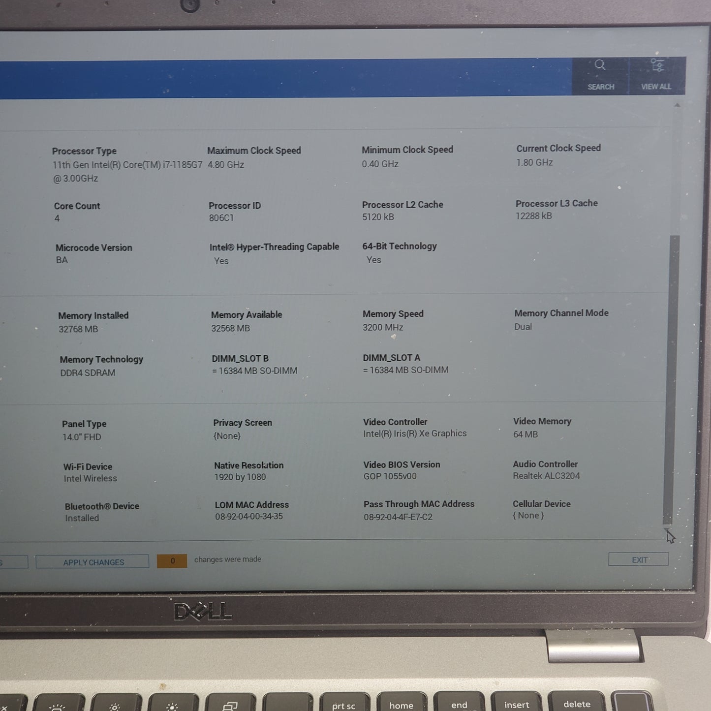 ZA@ Lot of 3 DELL Latitude 5420 I7-1185G7 32GB RAM Laptop 14" Grey P137G (AS-IS) No Accessories Or OS, Shows Signs Of Wear
