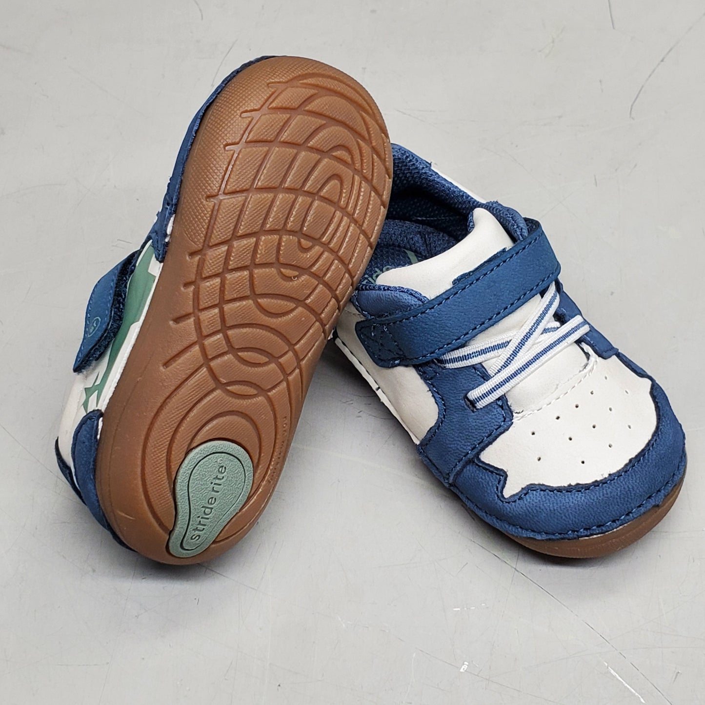 STRIDE RITE SM Waverly Sneaker Shoes Toddler SZ 5M Vintage Indigo BB038409