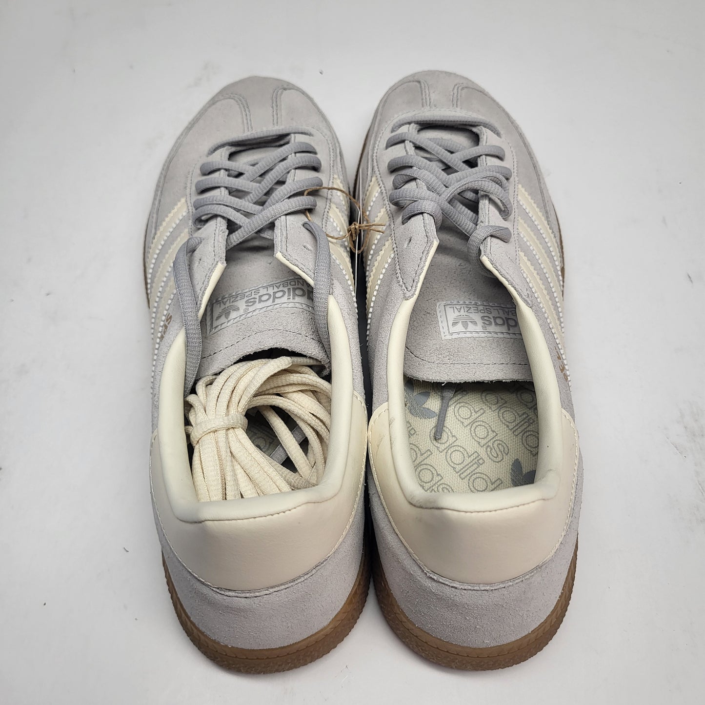 ADIDAS Handball Speziel Originals Sz 14 Grey Two/ Cream White IF7086 (As - Is)