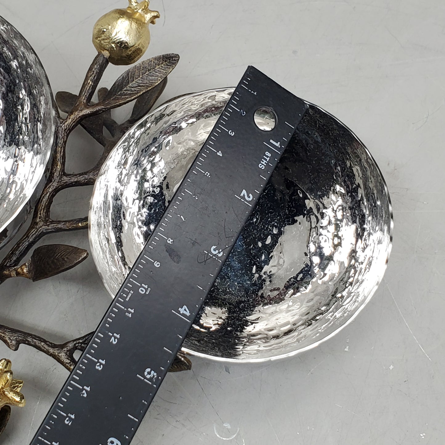MICHAEL ARAM Pomegranate Double Dish Decorative Serving Bowls 175182