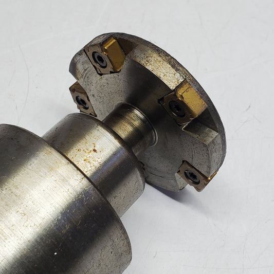 KENNAMETAL Tool Holder W/ 5 Insert Slot Milling Cutter 3" CV50SM100600 (Used)