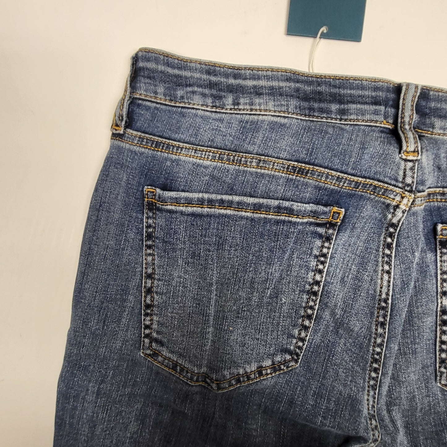 JAG Ruby Mid-rise Elastic Straight Crop Sz 14P Oceanfront JP2877SCV321