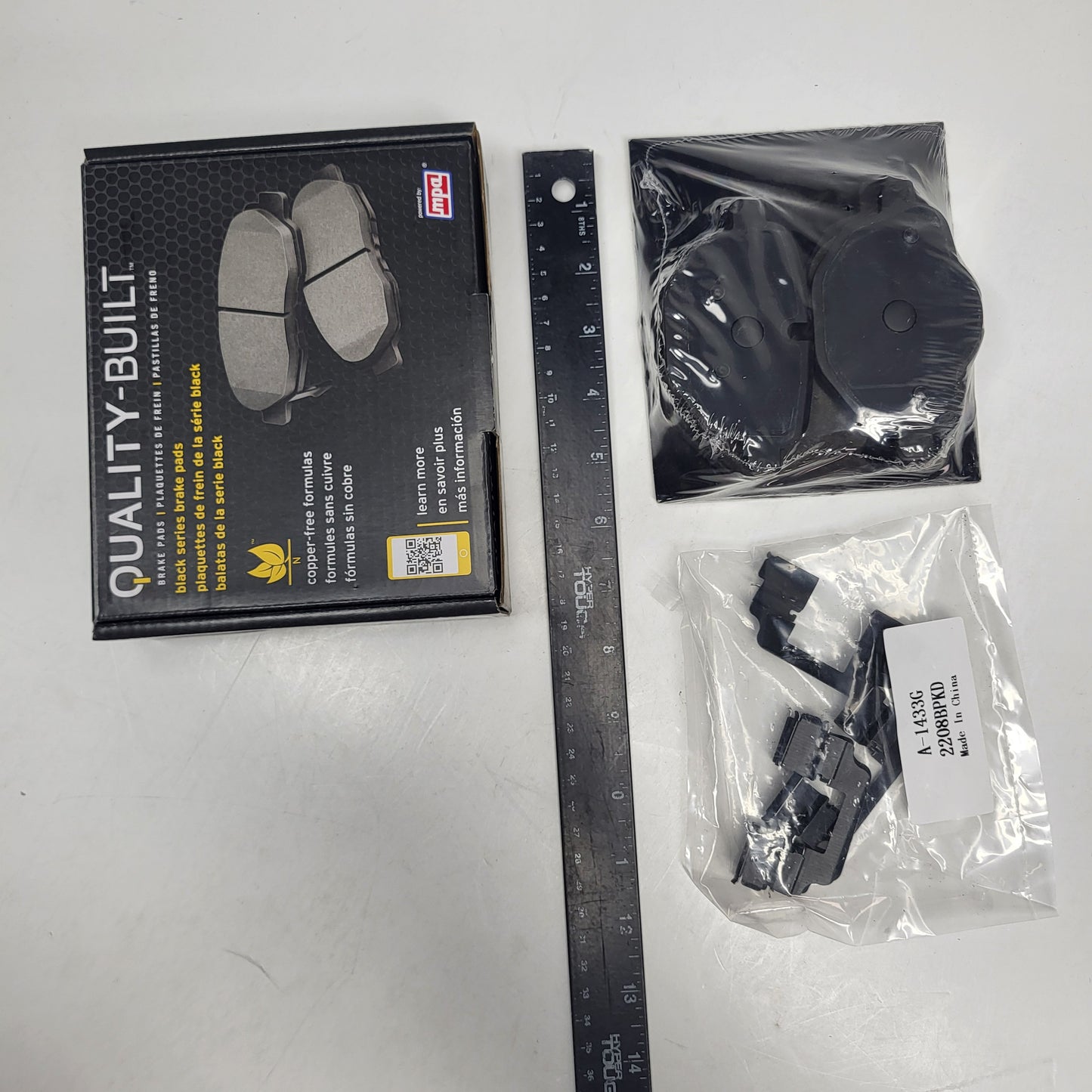 QUALITY-BUILT Semi-Metallic Disc Brake Pad Set Black Rear 1003-1473M