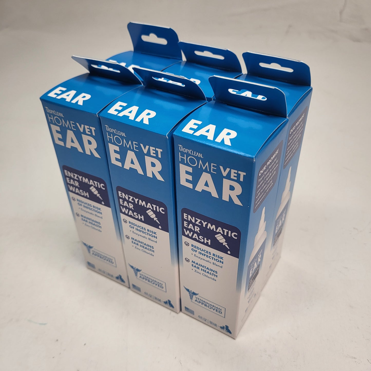 TROPICLEAN Home Vet Enzymatic Daily Use Risk Reducing Ear Wash 4 Oz BB 05/29