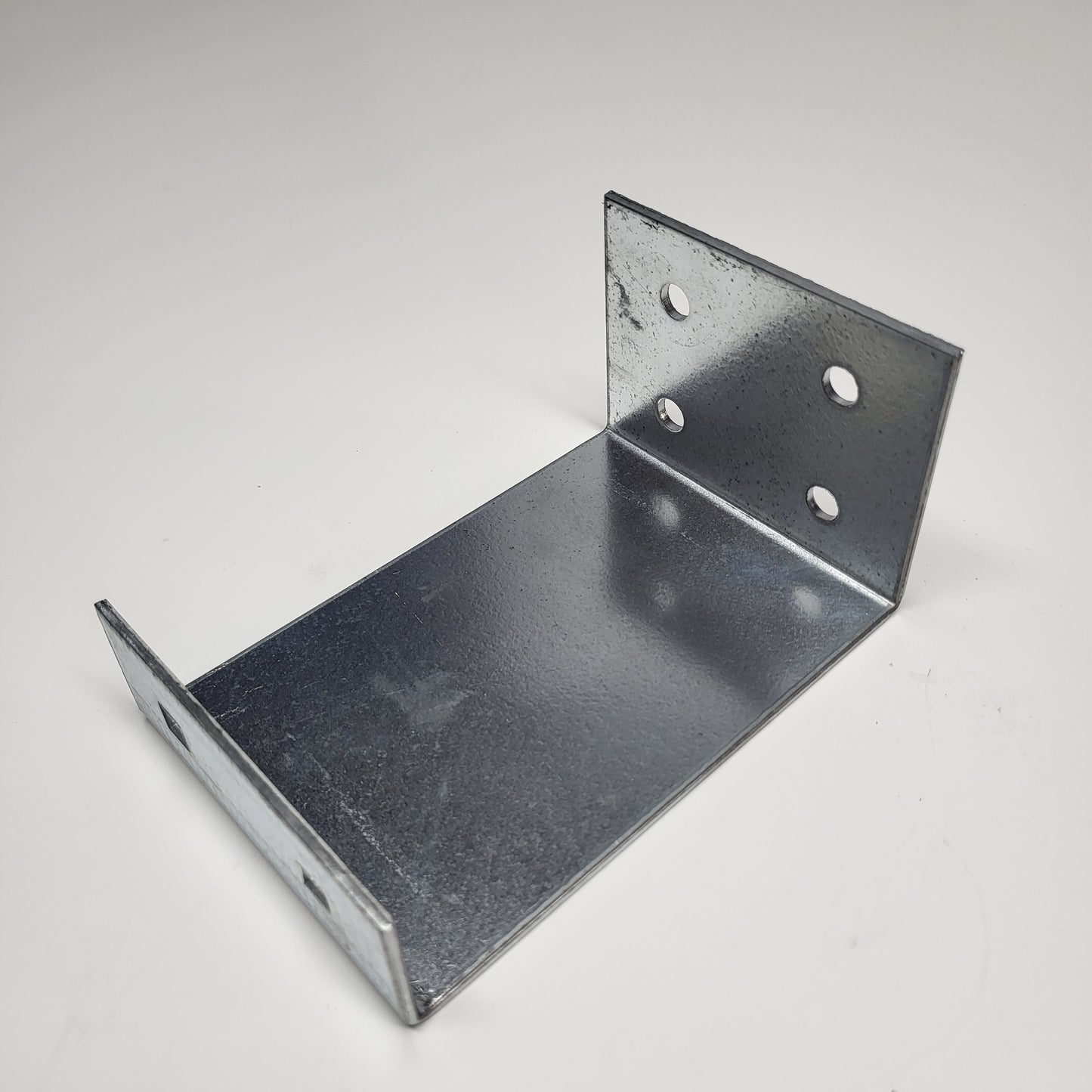 QUIK FENCE Folding Guard Pallet Rack Offset Bracket (set of 4)  6" Gray