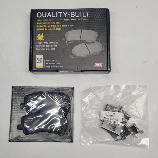QUALITY-BUILT Ceramic Disc Brake Pad Set Black Rear 1003-1281C