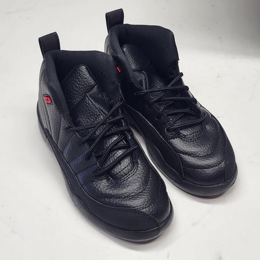 NIKE Jordan 12 Retro Bloodline Kids Sz 6.5Y Black/Varsity Red 151186 003