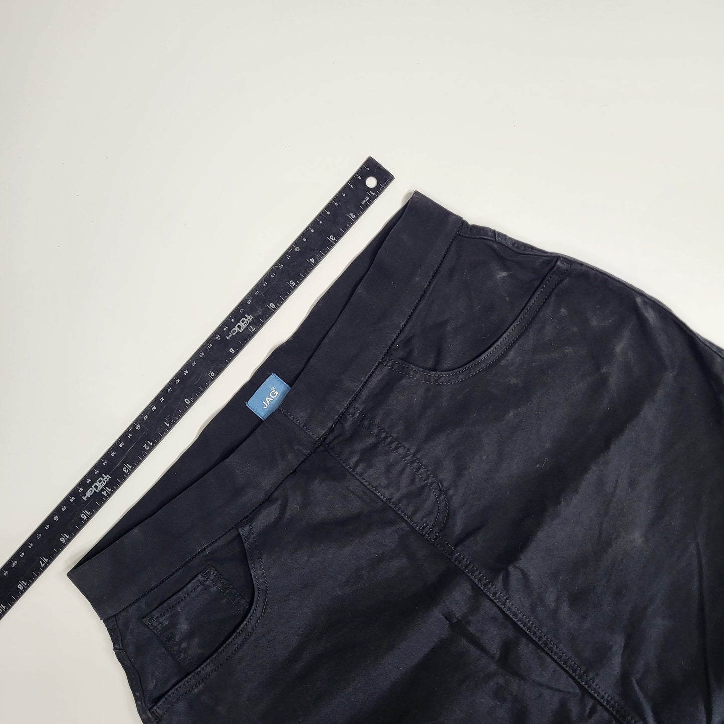 JAG Soft Short Flexible Skort Women's Sz 12 Black J3101TWL616