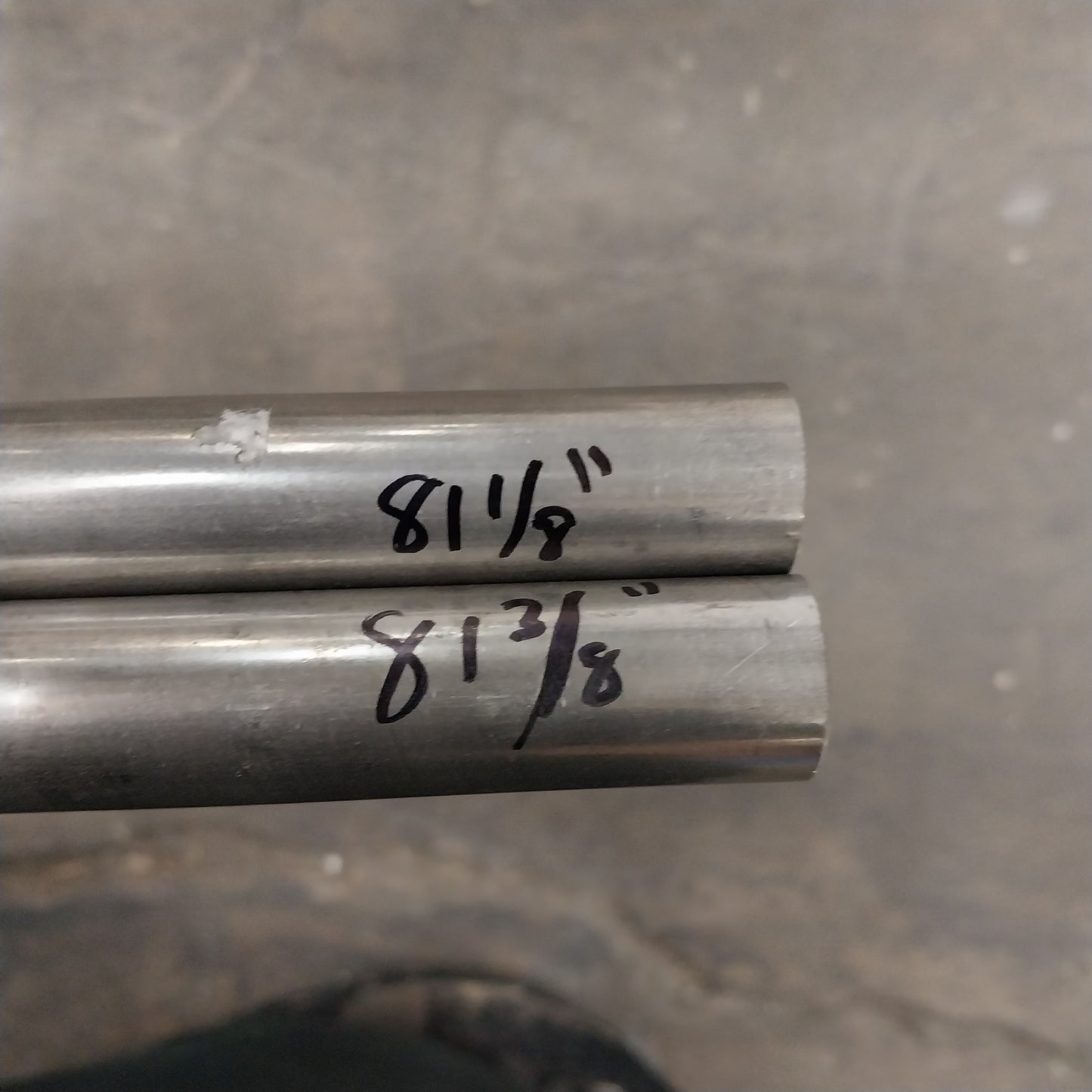 Round Bar Rods 2 Pack Sz ¾" x 81⅜" & ¾ X 81⅛" Nickel Alloy