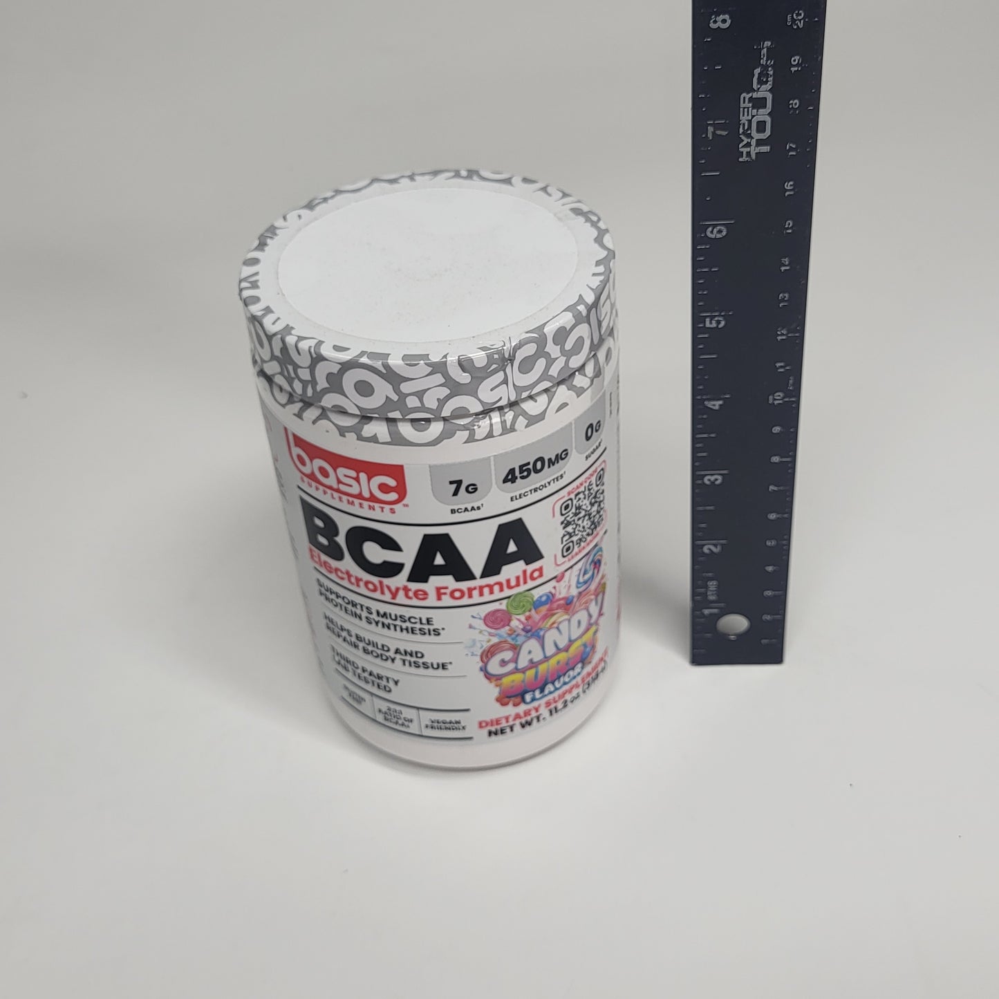 BASIC Creatine Monohydrate Increase Muscle Mass Candy Burst 11.2oz BB 01/27