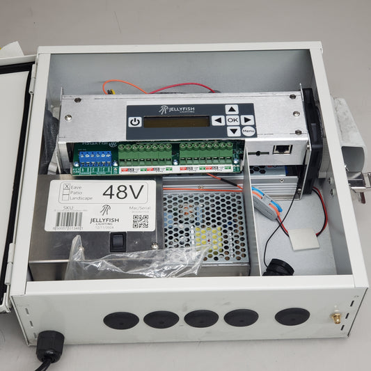 ZA@ JELLYFISH LIGHTING Live Brighter Control Panel White (AS-IS Not Tested)