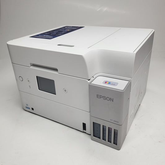 EPSON Ecotank Wireless All-in-one Color Supertank Printer White ET-4950