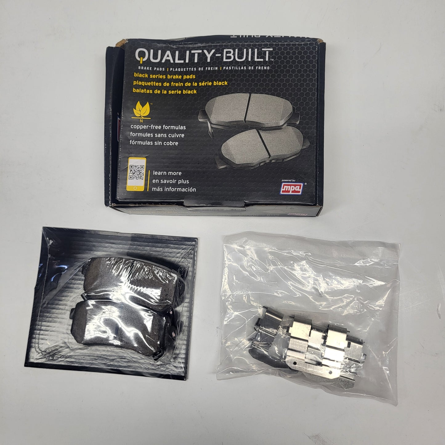 QUALITY-BUILT Ceramic Disc Brake Pad Set Black Rear 1003-1157C