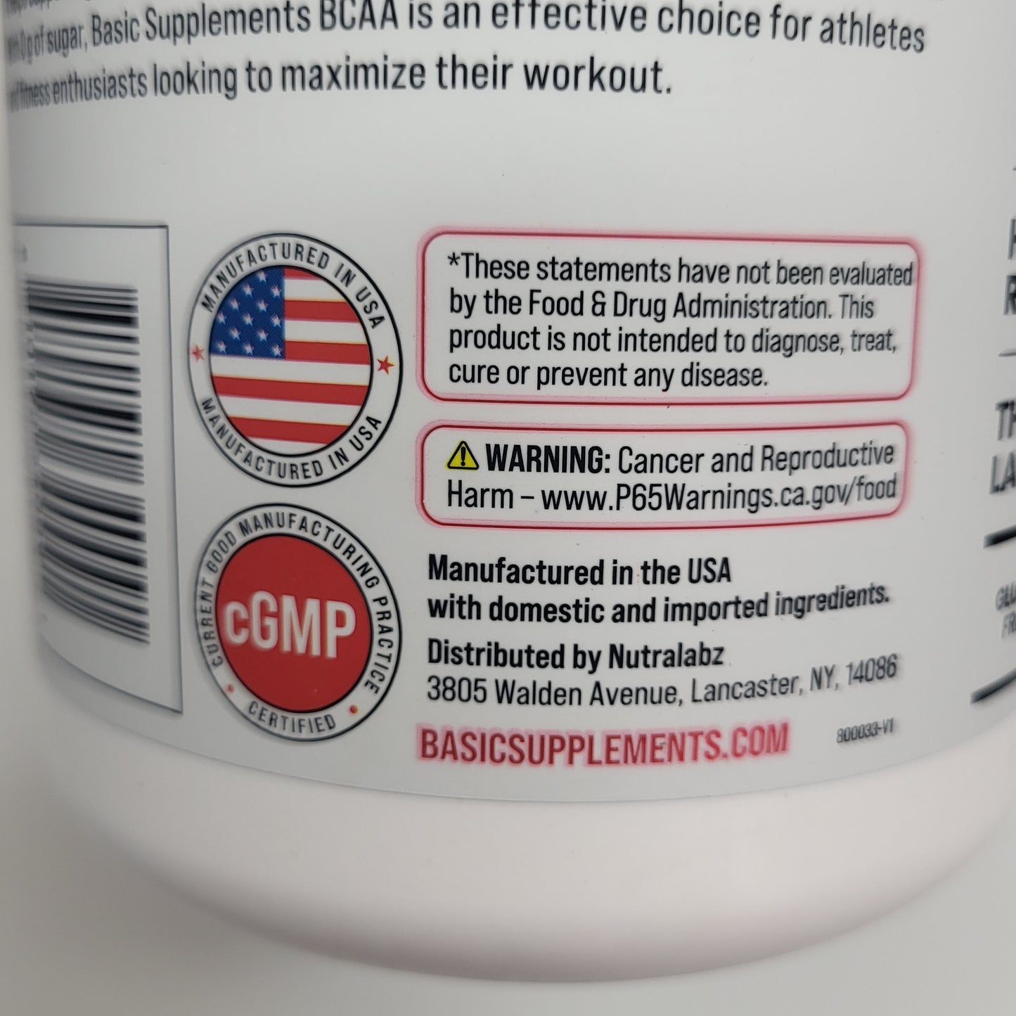 BASIC Creatine Monohydrate Increase Muscle Mass Candy Burst 11.2oz BB 01/27