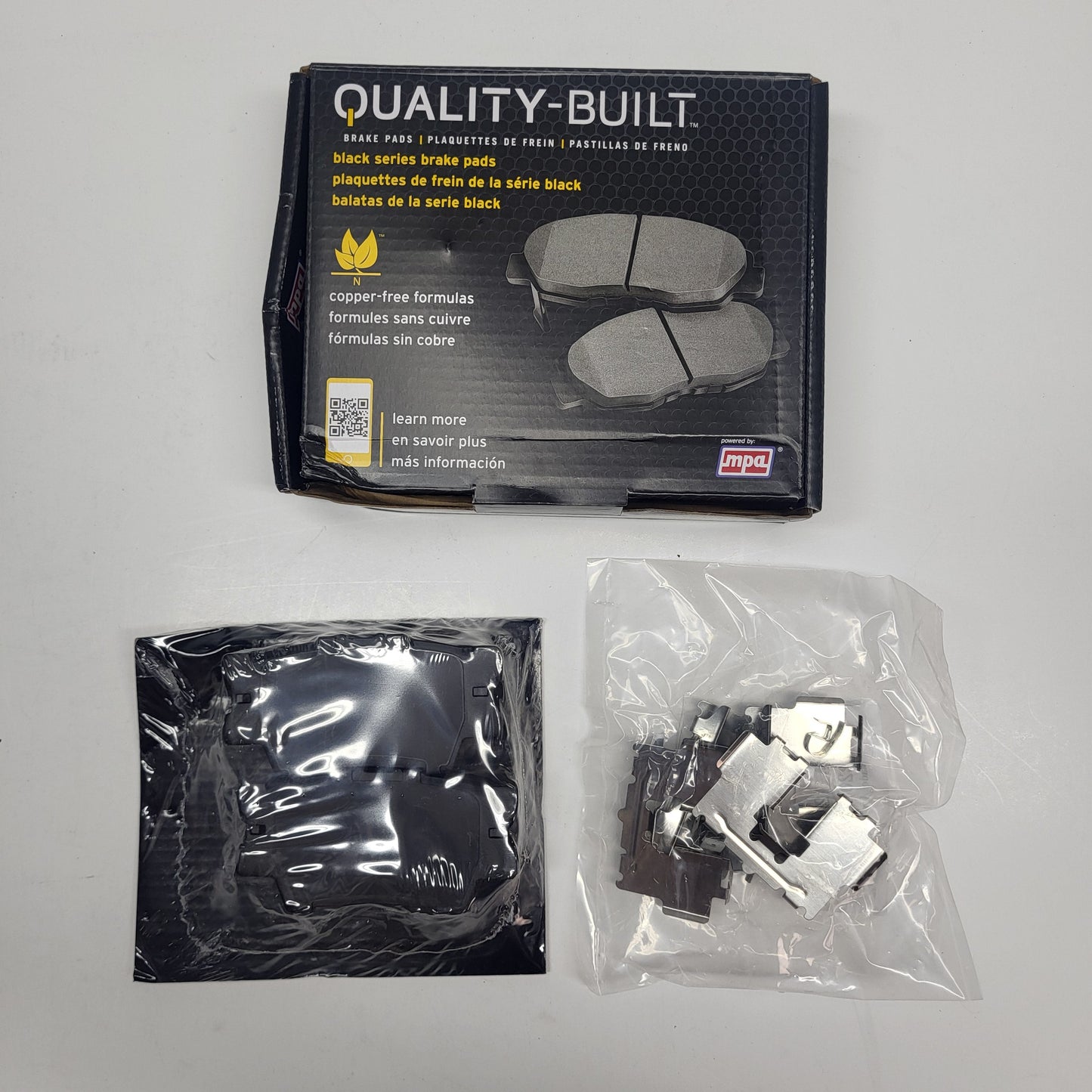 QUALITY-BUILT Ceramic Disc Brake Pad Set Black Rear 1003-1212C