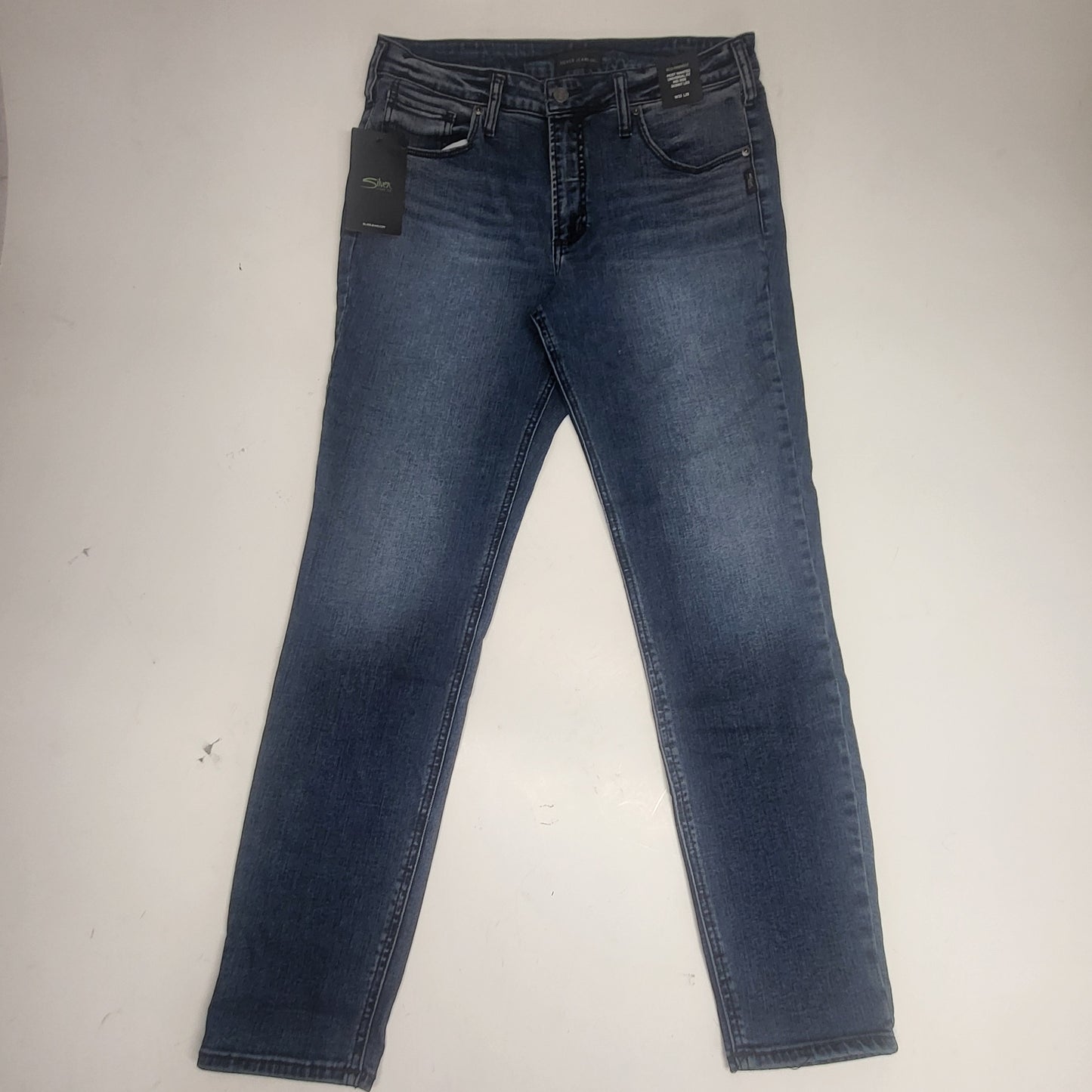 SILVER JEANS CO. Most Wanted Universal Skinny Leg Eco Friendly Sz 33/29 Indigo