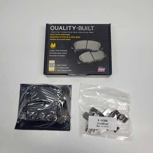 QUALITY-BUILT Ceramic Disc Brake Pad Set Black Rear 1003-1430AC