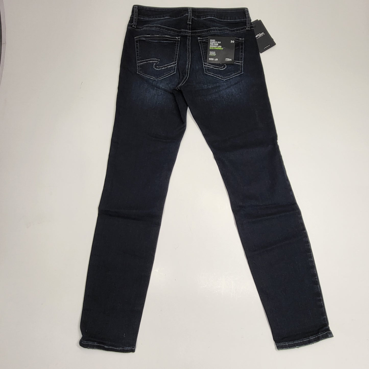 SILVER JEANS CO Suki Mid Rise Skinny Luxe Stretch Jeans Women's Sz 30/31 Oxford L93136edb418 Women's Sz 30/31 Oxford L93136EDB418