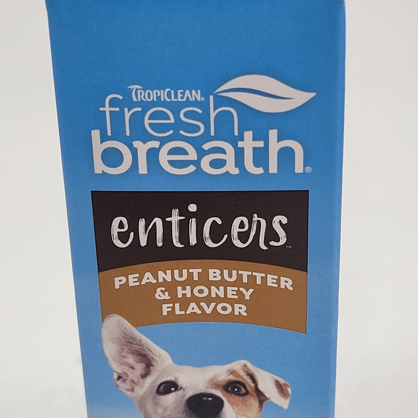 TROPICLEAN (3 PACK) Enticers Tarter Control Dog Clean Teeth Gel PB & Honey Flavor 2 oz