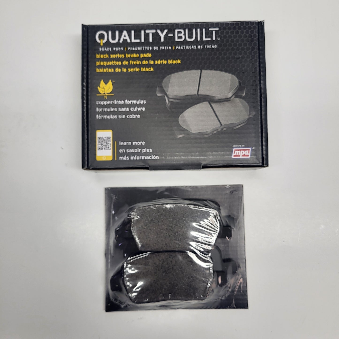 QUALITY-BUILT Ceramic Disc Brake Pad Set Black Rear 1003-1914C