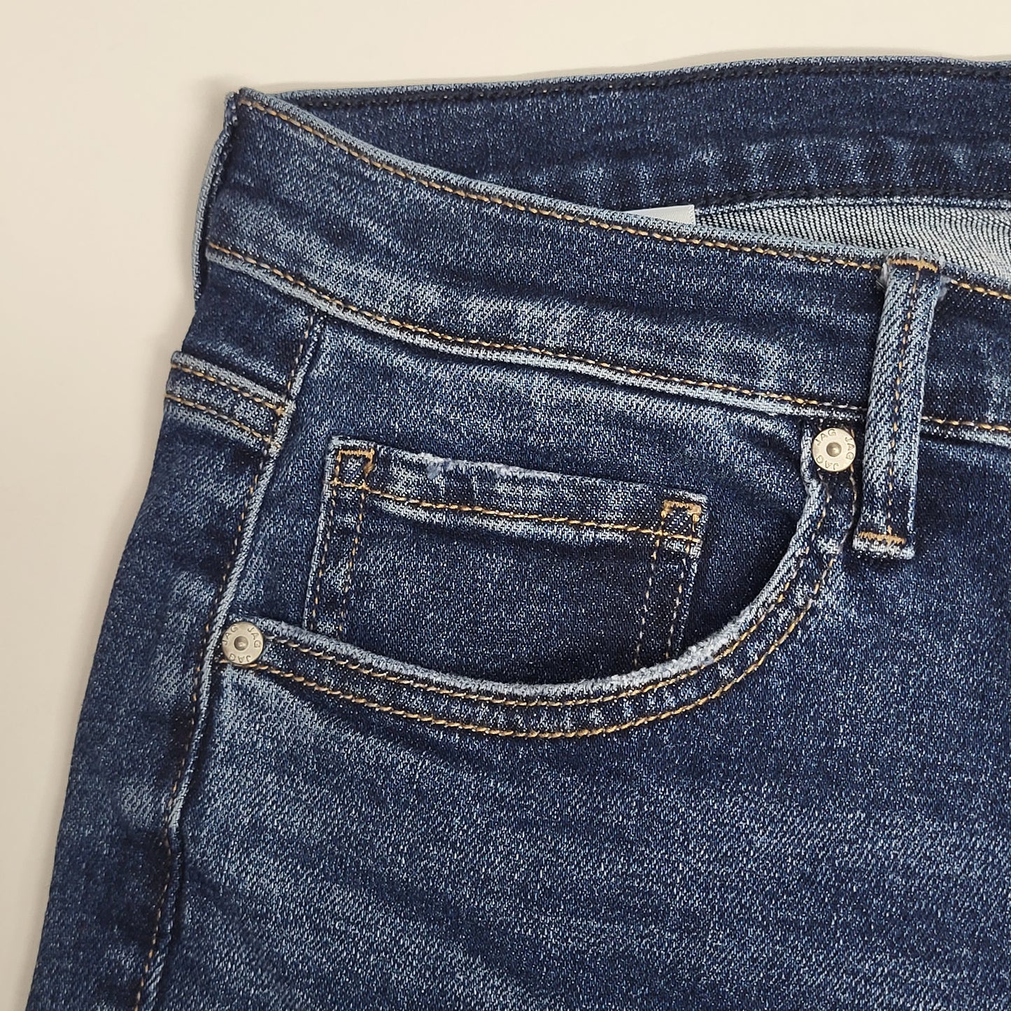 JAG Cassie Mid Rise Slim Straight Womens Sz 10/29 Chateu Blue J2940SAT385