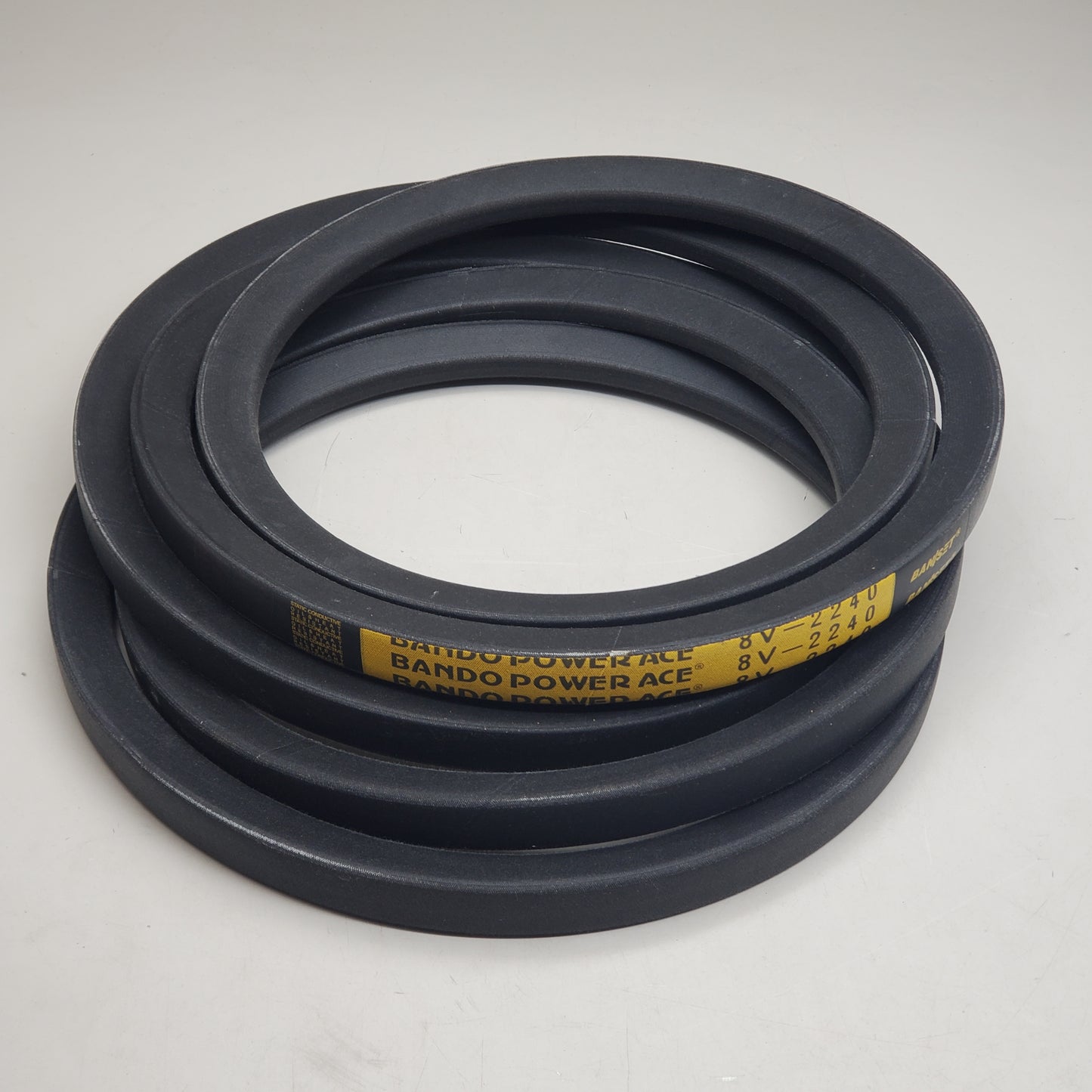 BANDO Wedge 1 Band V-belt Power Ace 1"Wx7/8"Hx224"OC Black 8V2240