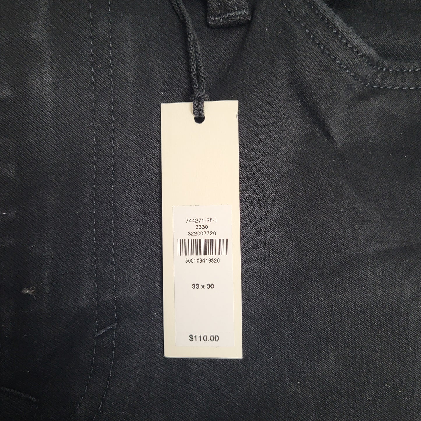 BANANA REPUBLIC Banana Republic Slim Traveler Pants Slim Mild Rise Men's Sz 33 Black