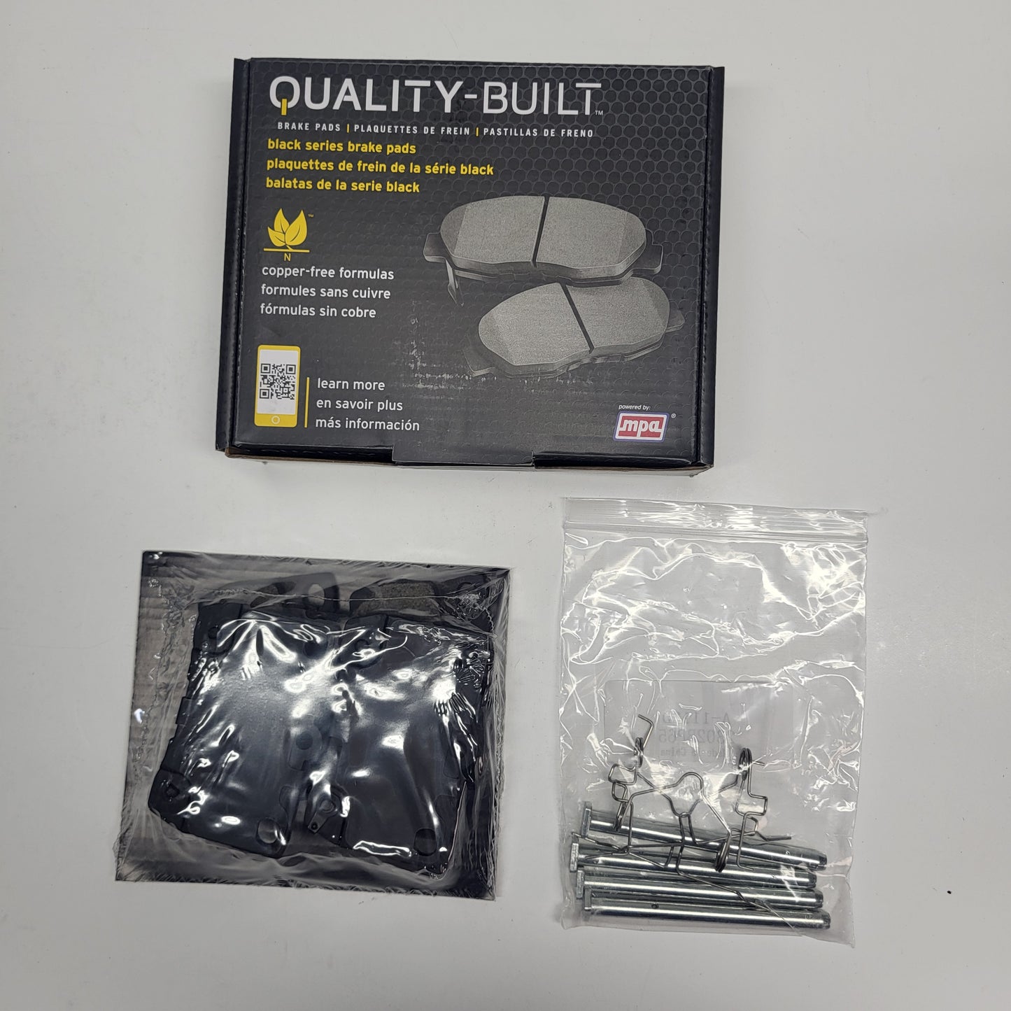 QUALITY-BUILT Ceramic Disc Brake Pad Set Black Rear 1003-1113AC