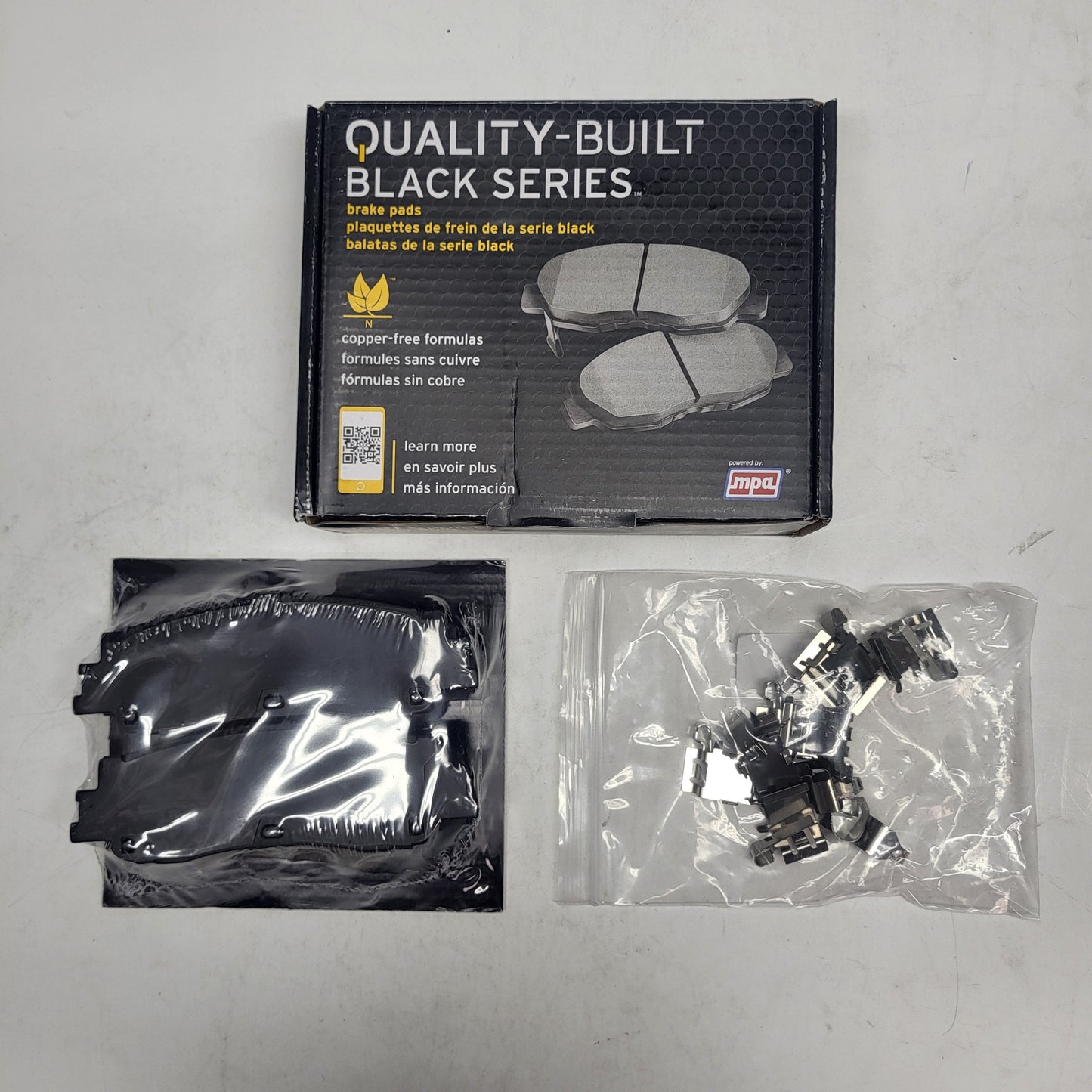 QUALITY-BUILT Ceramic Disc Brake Pad Set Black Rear 1003-2439C