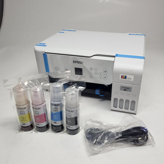 EPSON Ecotank Wirless Color All-in-one Inkjet Printer  White ET-2800