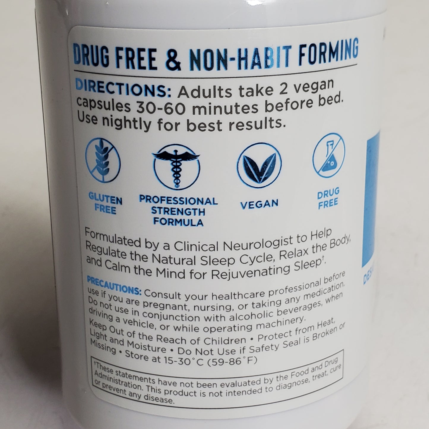 RELAXIUM Sleep Aid Professional Strength Melatonin 5mg 60 Capsules BB 10/27