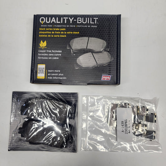 QUALITY-BUILT Ceramic Disc Brake Pad Set Black Rear 1003-1284BC