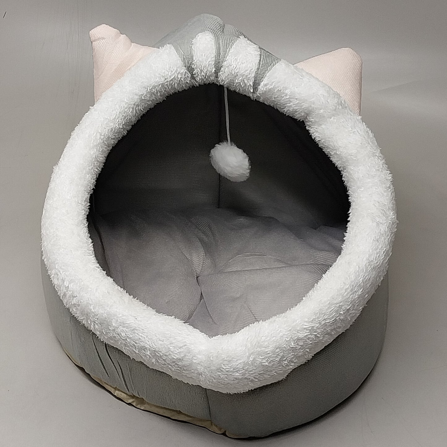 PET BED Cat Bed Semi-Enclosed Removable/Washable 12"