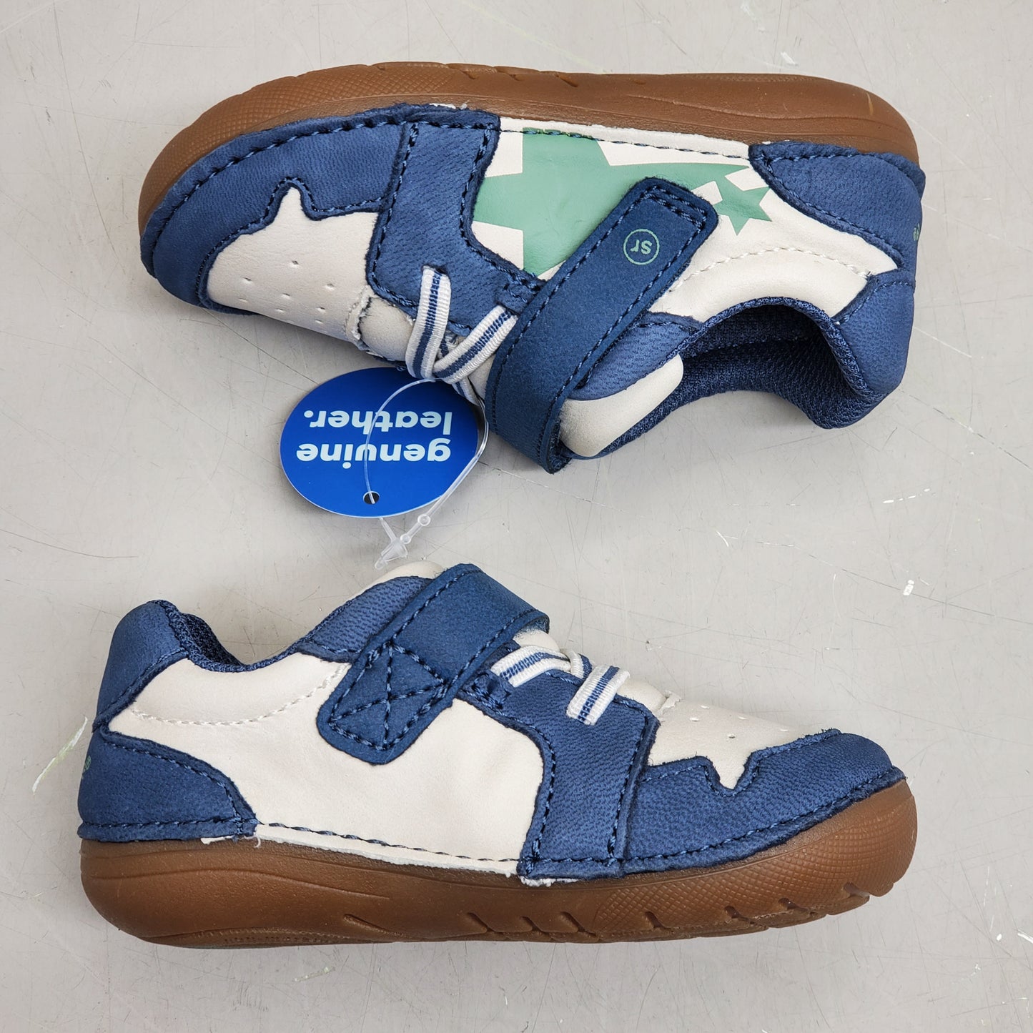 STRIDE RITE SM Waverly Sneaker Shoes Toddler SZ 5M Vintage Indigo BB038409