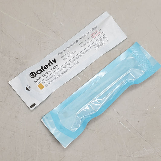 SAFERLY (50 Pack) Receiving Tubes 6mm ID 8mm OD MED-328 for Tattoo Needles