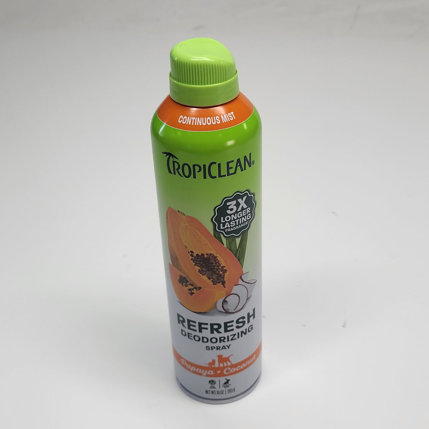 TROPICLEAN (6 PACK) Refresh Deodorizing Spray Papaya + Coconut 10 oz