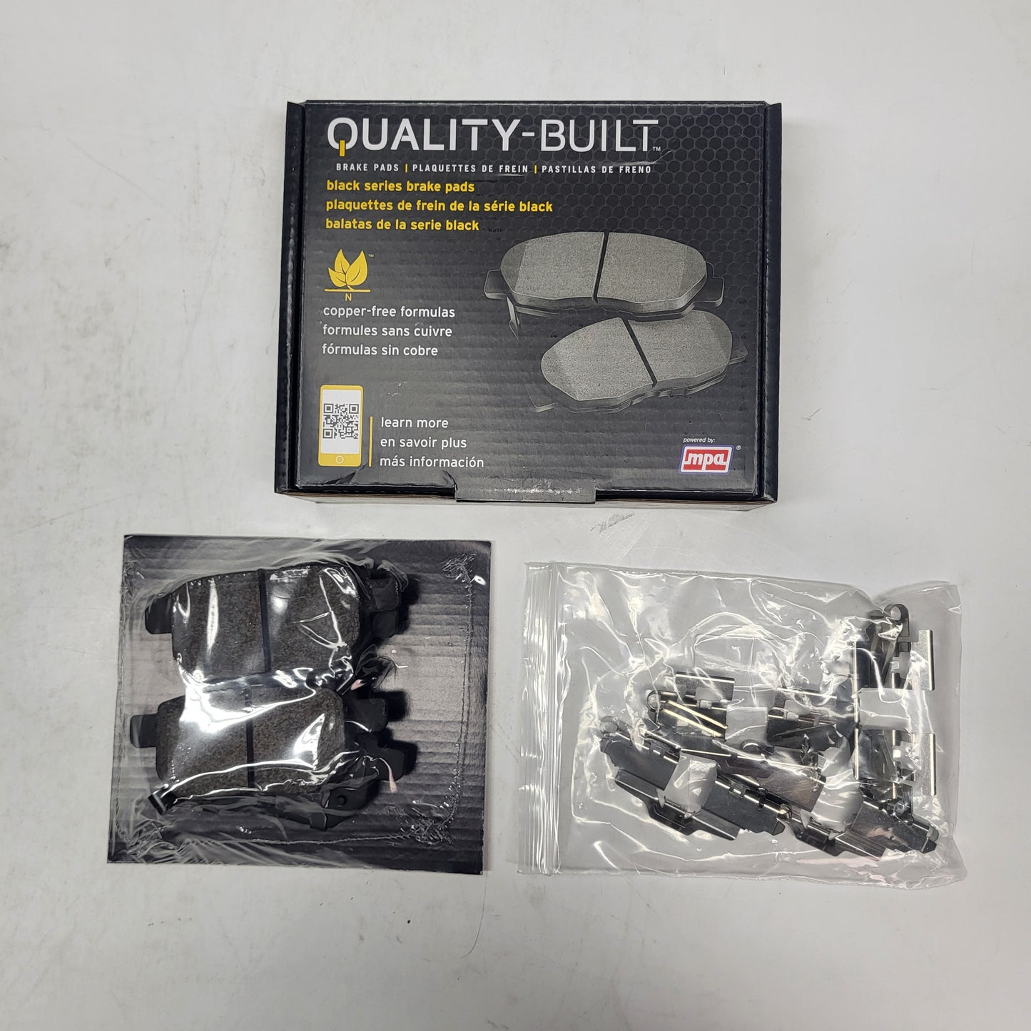 QUALITY-BUILT Ceramic Disc Brake Pad Set Black Rear 1003-1354AC