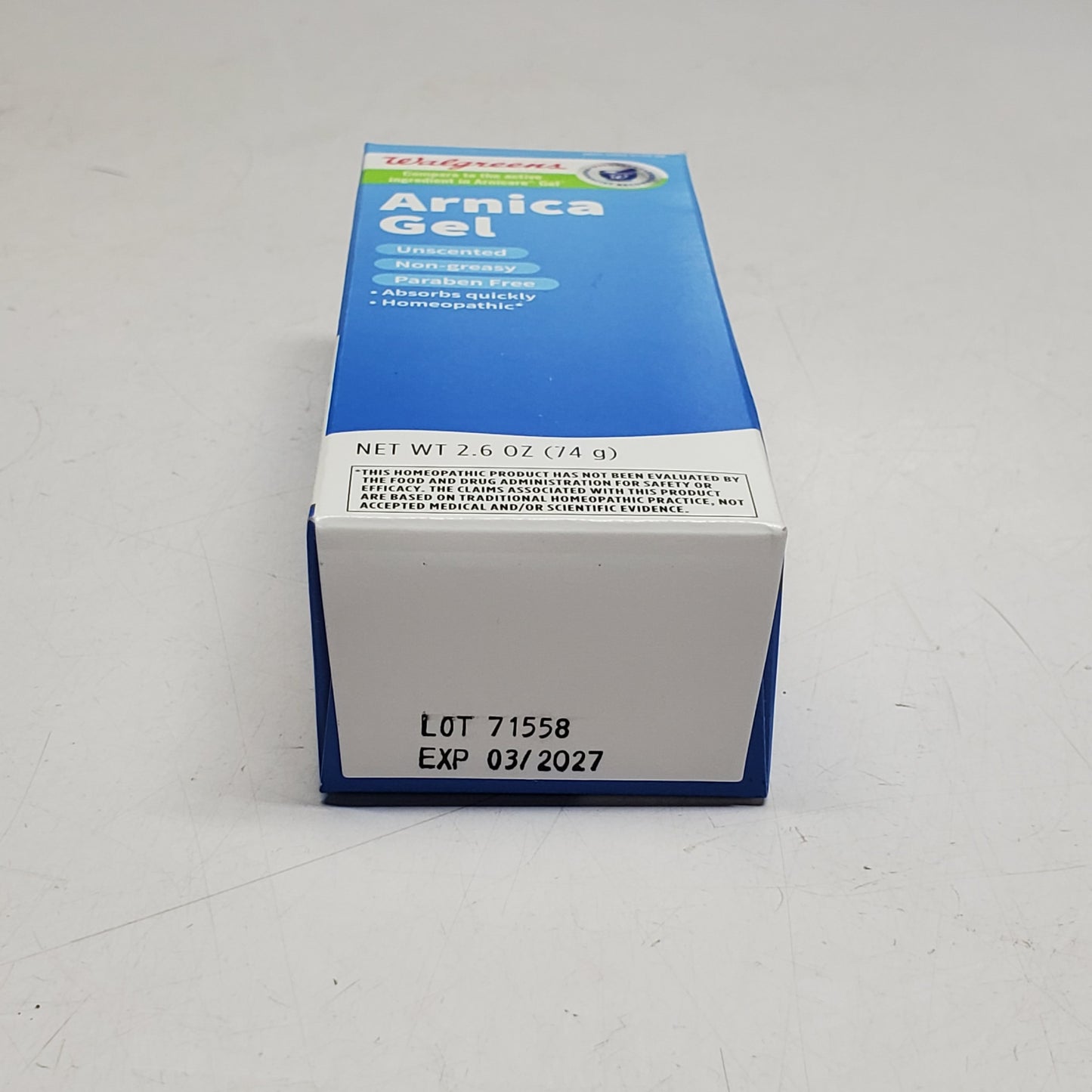 WALGREENS Anica Gel Relieve Muscle Pain, Swelling & Bruising 2.6 OZ BB 03/27