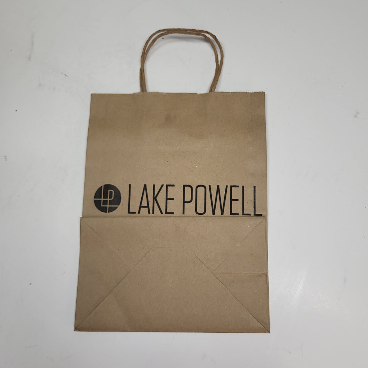 ZA@ (250 PACK) Lake Powell Printed Paper Gift Bags 10" x 8" Brown