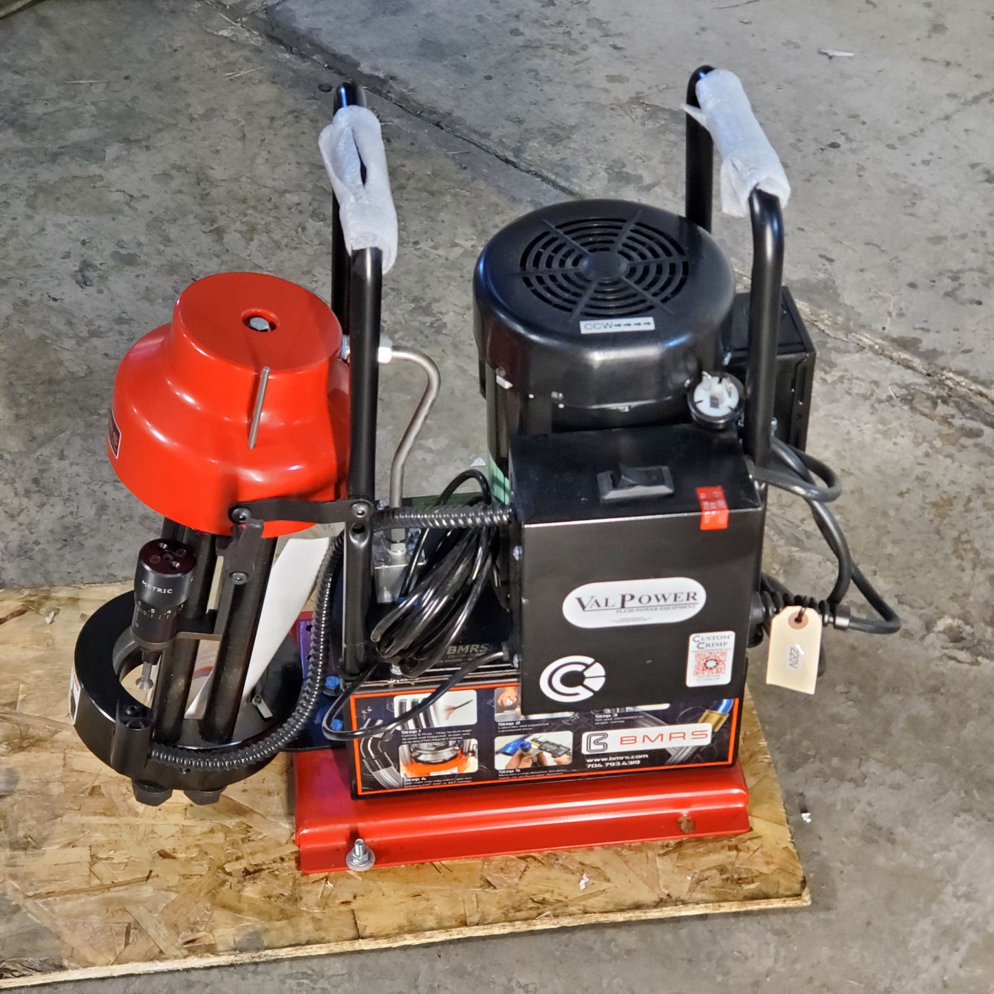 BMRS Benchtop Crimping Machine Hydraulic Hose Fabrication Assembly D105M