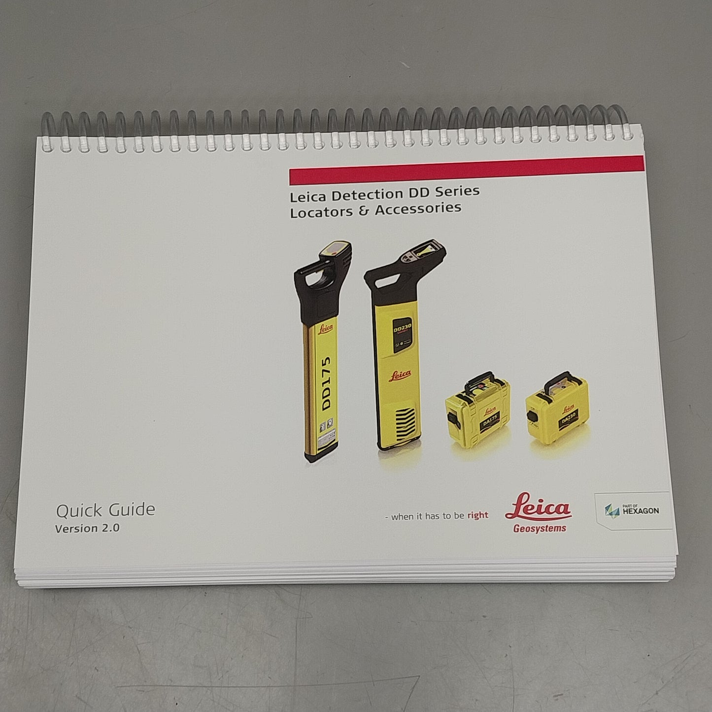 LEICA GEOSYSTEMS DD230 Leica Smart Utility Cable Locator 6011595 29½"x11" Yellow