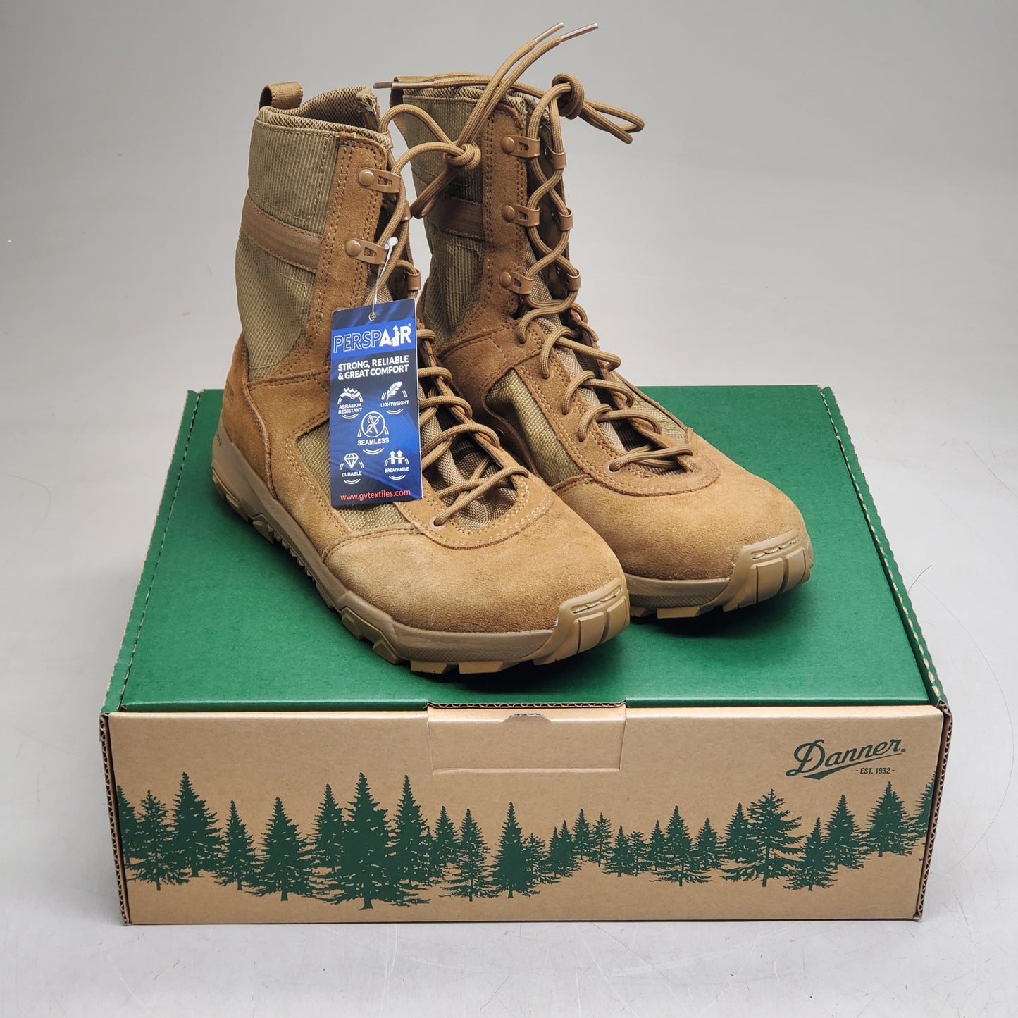 DANNER Sonic 8" Lightweight Tactical Hiking Boots Men's SZ 11.5 Coyote Hot 54430