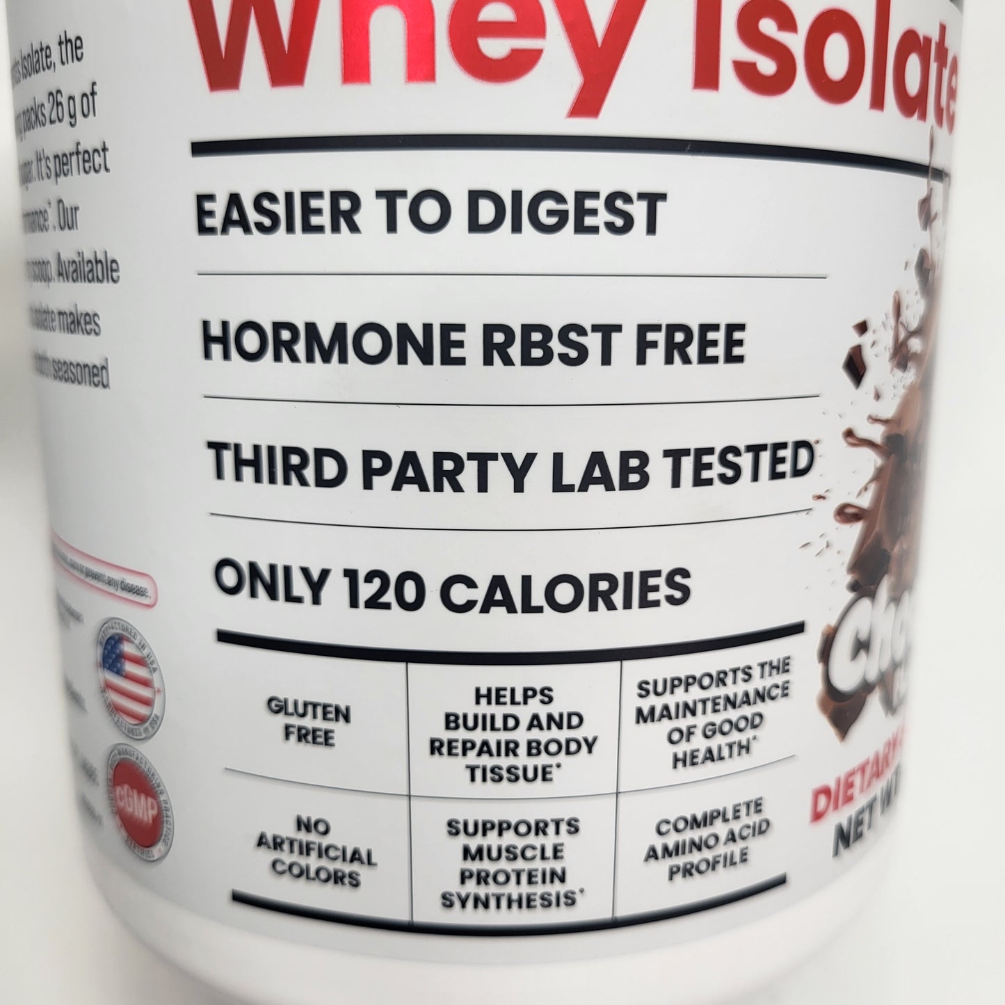 BASIC Basic Whey Isolate Zero-fat High-quality Protein Chocolate 2lbs Bb 12/27 2lbs