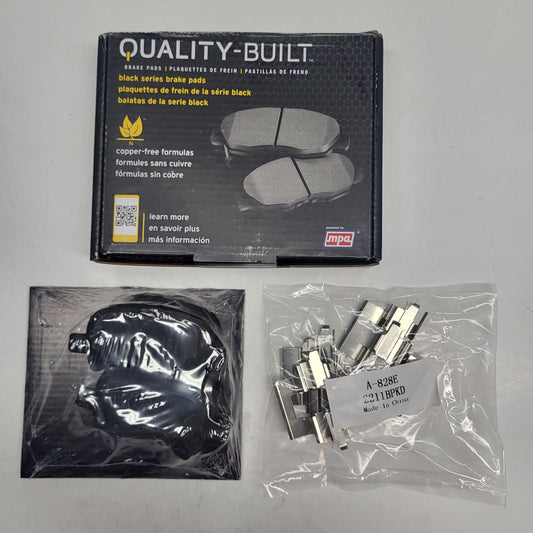 QUALITY-BUILT Ceramic Disc Brake Pad Set Black Rear 1003-0828C