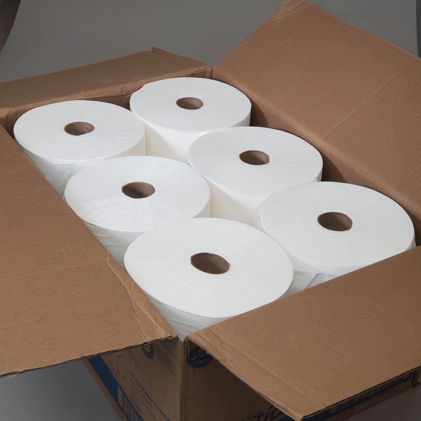 ENMOTION (6 Pack) Paper Towel Rolls 10" W 800' L 1.5" Core White 89460