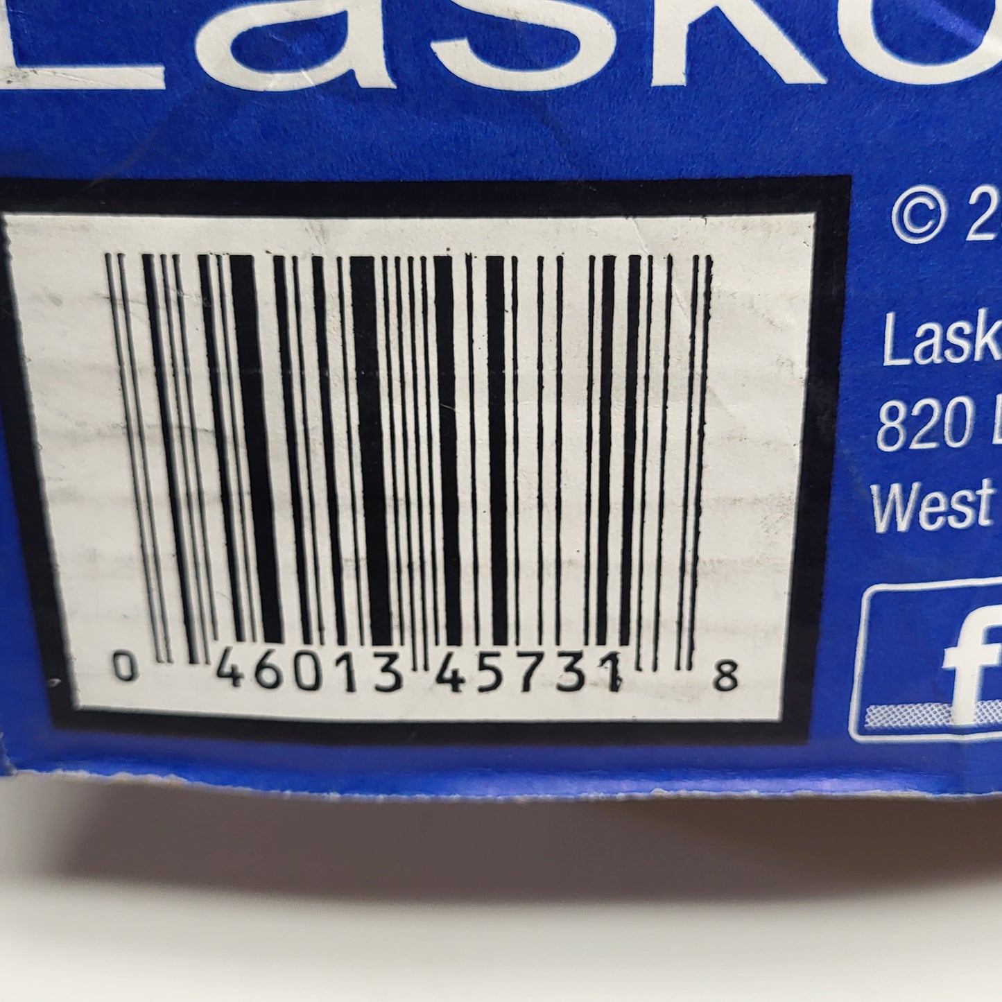 LASKO Oscillating Stand Fan the Blue Plug 16" S16201 (As Is)