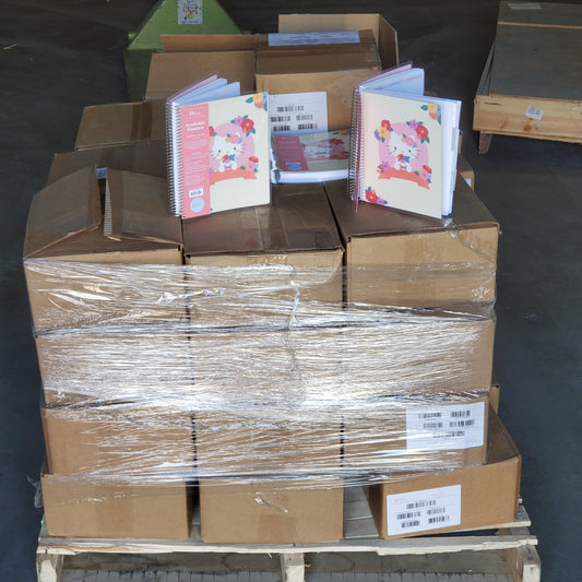 ZA@ Pallet of ERIN CANDREN Hello Kitty Weekly Academic Planners Aug 2025-July 2026 (AS-IS)