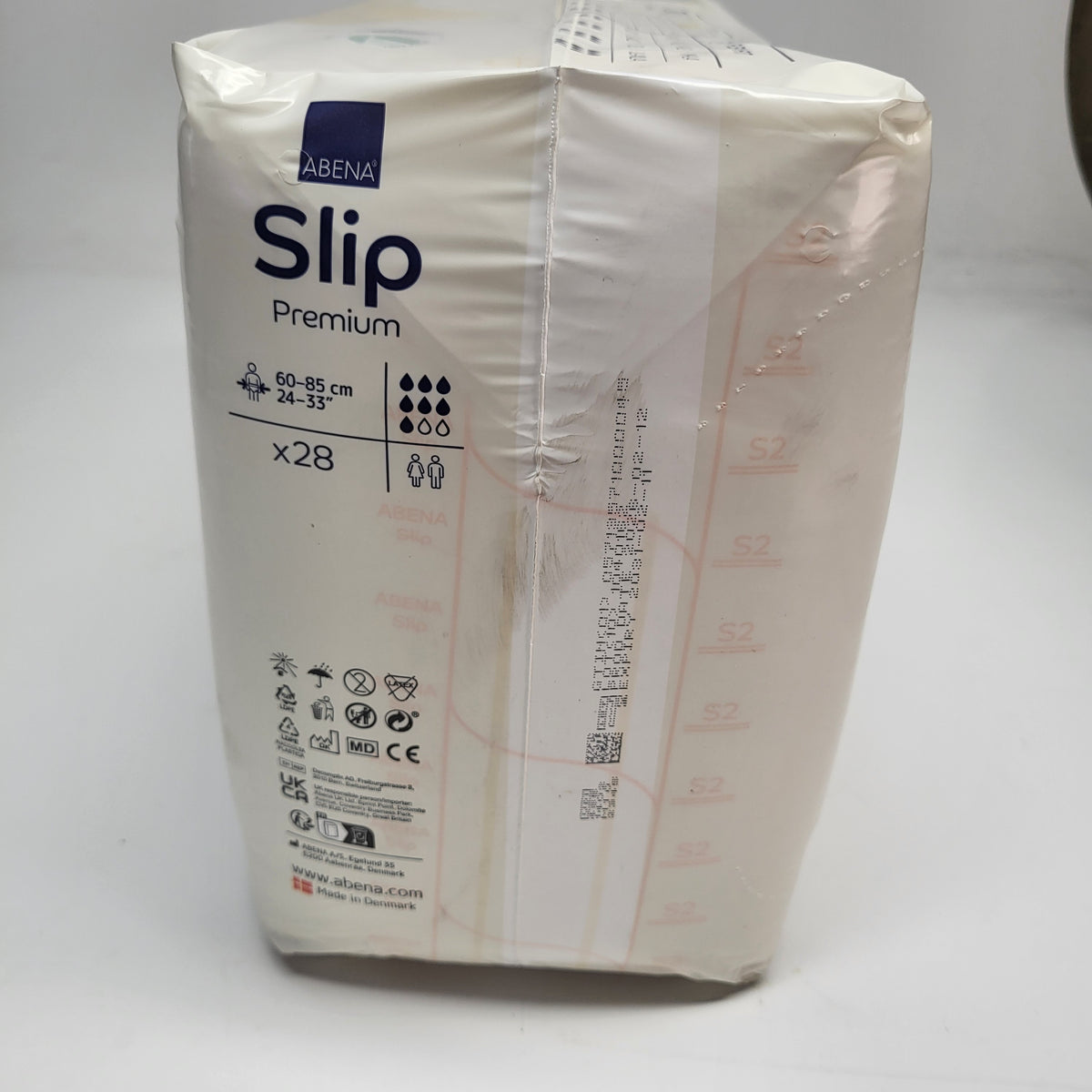 ABENA Slip Premium Level 2 Unisex Adult Diapers (25 Count) Small